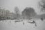 Winters plaatje in het Huygenspark